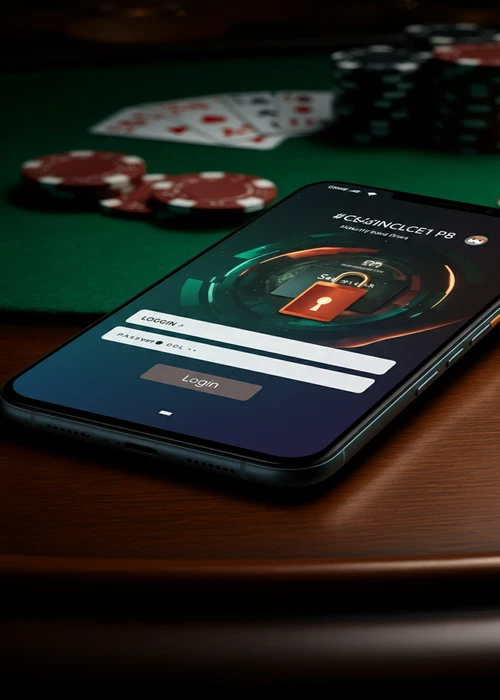 Heaps O Wins secure login interface featuring biometric options or two-factor authentication for enhanced player account protection.